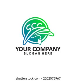 Logo Hanger Clothing Vector Ilustrator