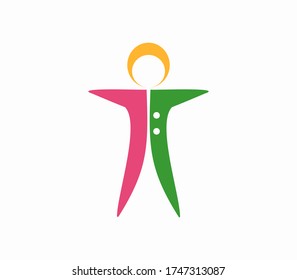 Logo für glückliche Kinder