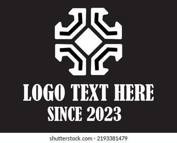 Logo Hard Est. 2023 . Happy New Year logo text design 2023 And logo business card design.