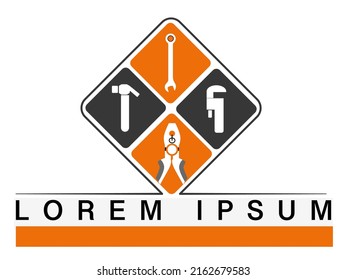 Logo For Hardware Store, Brand Of Tools, Screws, Tlapalería