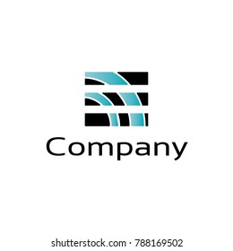 The logo has an abstract image of the cube.