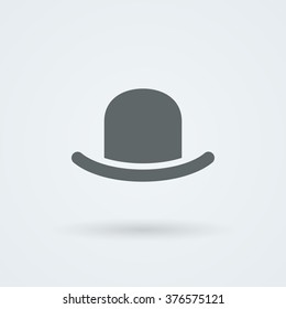 Logo hat. Laconic headdress. Icon. Mono Icon.