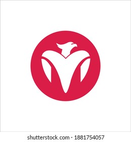 logo hawk icon templet vector