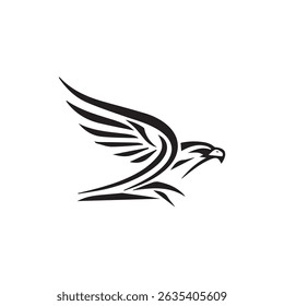 logo of hawk that is flying Stock Vector Image and Art
