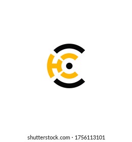 diseño de HC vector gráfico moderno