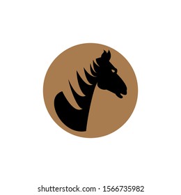 logo head horse vektor design