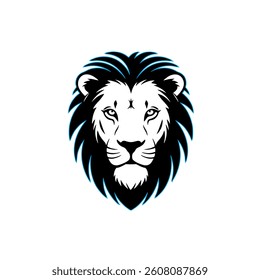 
logo head of a lion vector silhouette