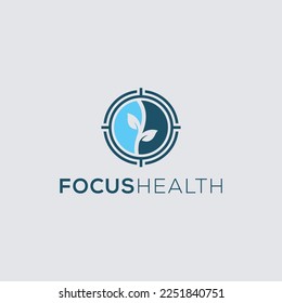 logo health leaf abstract, vector best flat icon