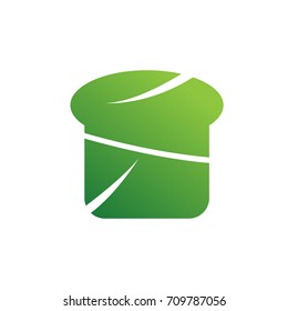 logo healthy bread vector eps 10