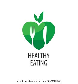 Logo Of Healthy Eating. Vector Illustration