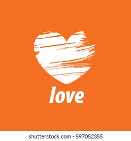 logo heart splash