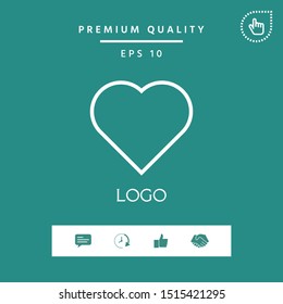 Logo - a heart - a symbol of the search for love, happiness.