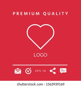Logo - a heart - a symbol of the search for love, happiness.