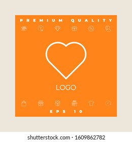 Logo - a heart - a symbol of the search for love, happiness.