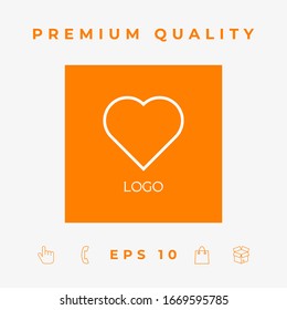 Logo - a heart - a symbol of the search for love, happiness.