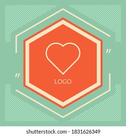 Logo - a heart - a symbol of the search for love, happiness.
