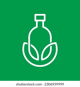 The logo is the herb bottle outline. Elegant and unique.