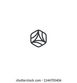 logo hexagon abstract
