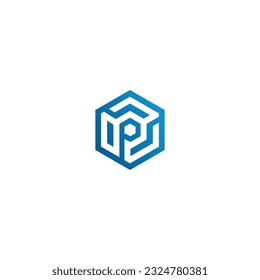 ilustración vectorial de la tecnología hexagonal G