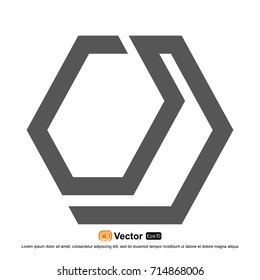 logo hexagon templates