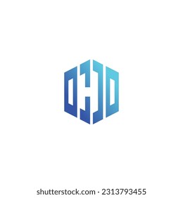 logo HG biotechnology illustration vector