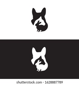 logo hidden vector for animal pet