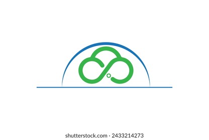 Logo is high quality PNG picture material, which can be used for your creative projects or simply as a decoration for your design website content Awesome Infinity Vector Logo Design