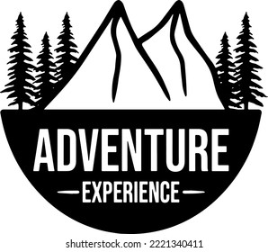 Logo Hiking Can be applied as stickers , picture books , etc