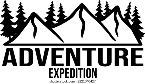 Logo Hiking Can be applied as stickers , picture books , etc