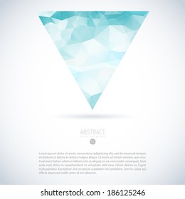 logo hipster ice abstract triangle conceptual vector fashionable background with shape object logo hipster ice abstract triangle straight water colourful abstraction background scene multicolor numeri