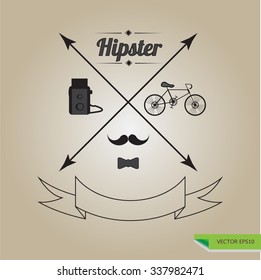 LOGO Hipster style design.