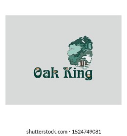 logo for the holiday with oak and king