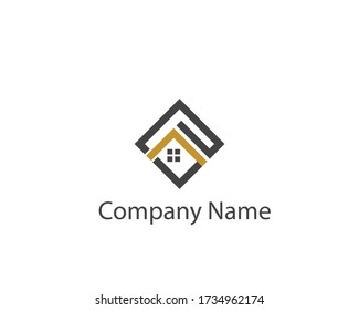a logo of the home