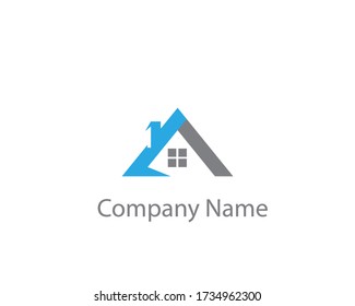a logo of the home