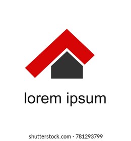 logo of home and abstract 