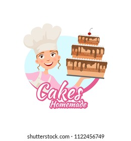 Bakery Girl Logo Images, Stock Photos & Vectors | Shutterstock