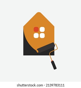 logo for home decoration services, home services, cleaners. home decor