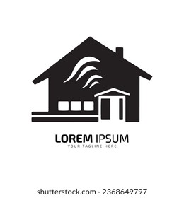 Logo of home icon house vector silhouette isolated design