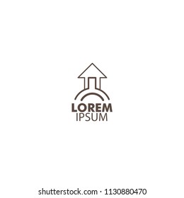 logo home improvement services, real estate, and property plug