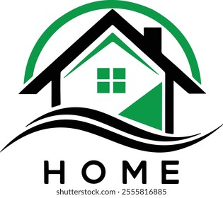 Logo home on white background
