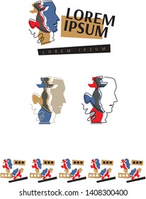 Logo for hookah, art gallery