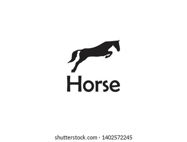 Running Horse Line Art Outline Logo Stock Vector (Royalty Free) 736299190