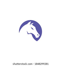 logo horse icon vector templet