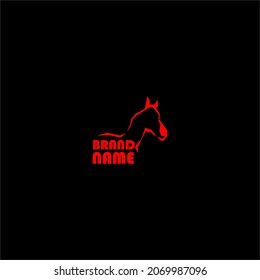logo with a horse image
