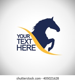 Logo With Horse In Jump