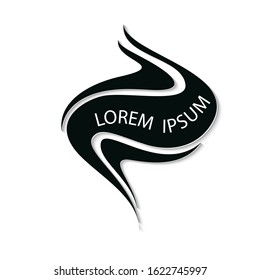 Logo hot aroma, cooking steam odour, fume of flame. Cooking steam or warm aroma smell mark, steaming vapour odour. Web design cooking steam or warm aroma, smell mark. Vector