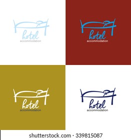 Logo. Hotel and Accommodation. Vector