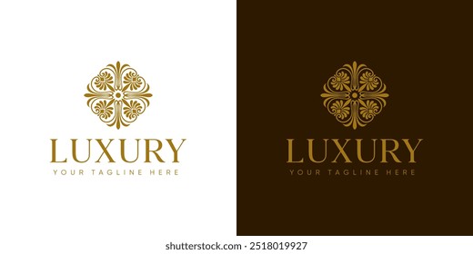 Logo hotel luxo que visa turistas que procuram um lugar para ficar em hotel de luxo, villa, casa de campo 