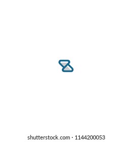 logo hourglass abstract 