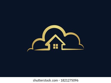 The logo of a house